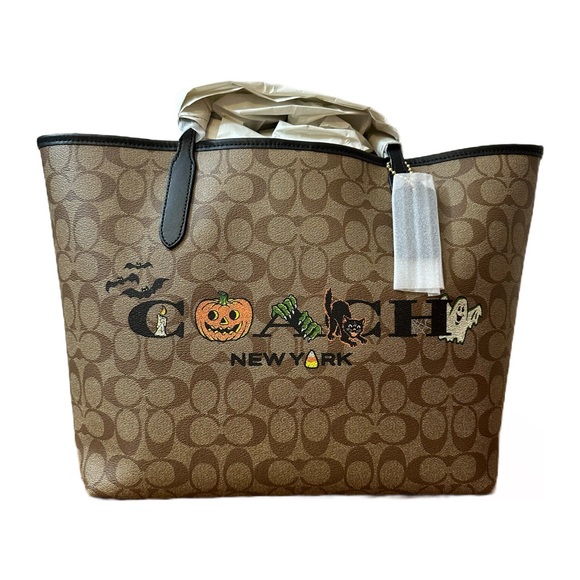 Coach Handbags - Coach Signature Halloween City Tote NWT